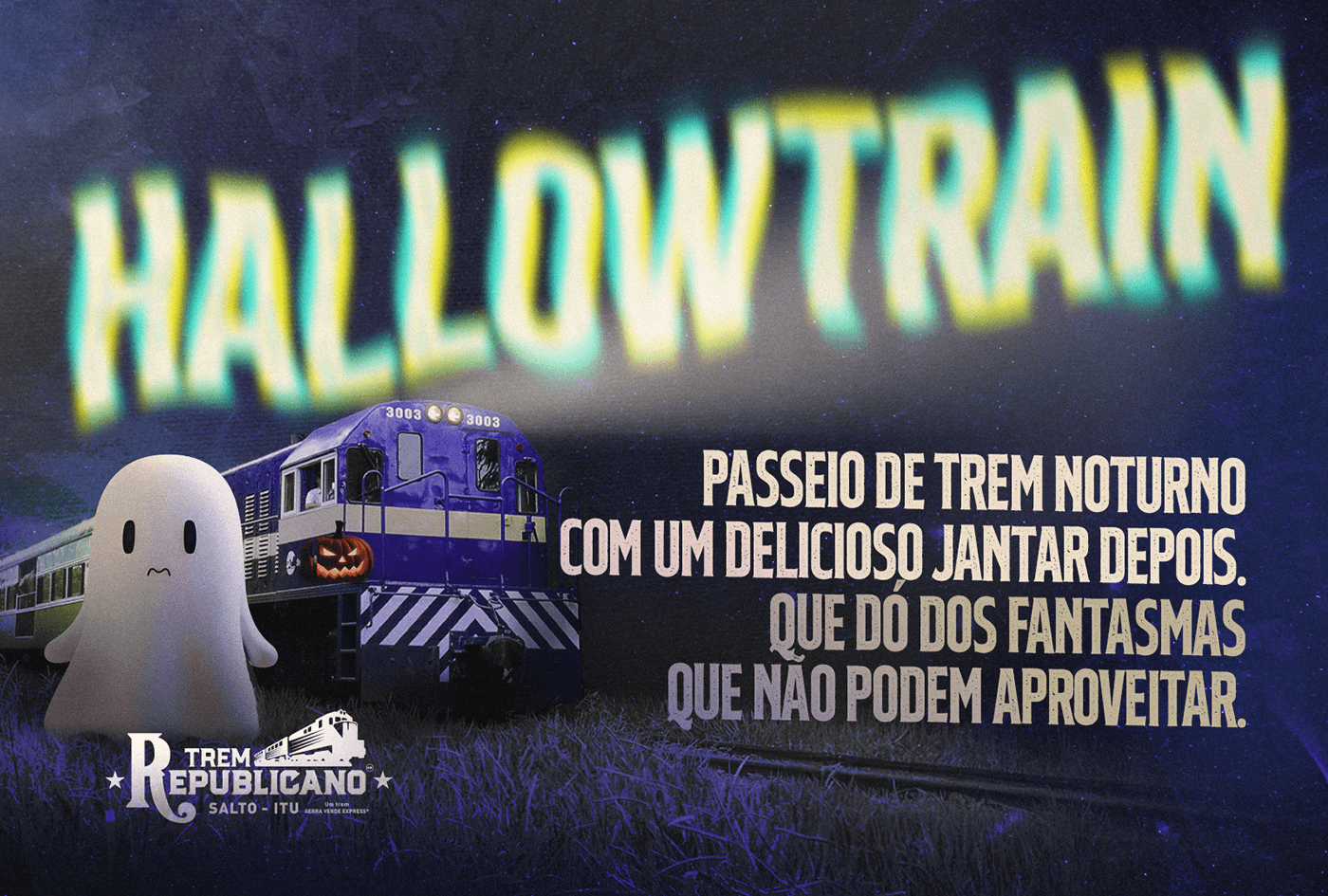 Expresso Stazione Hallowtrain - Jantar com Trem Noturno