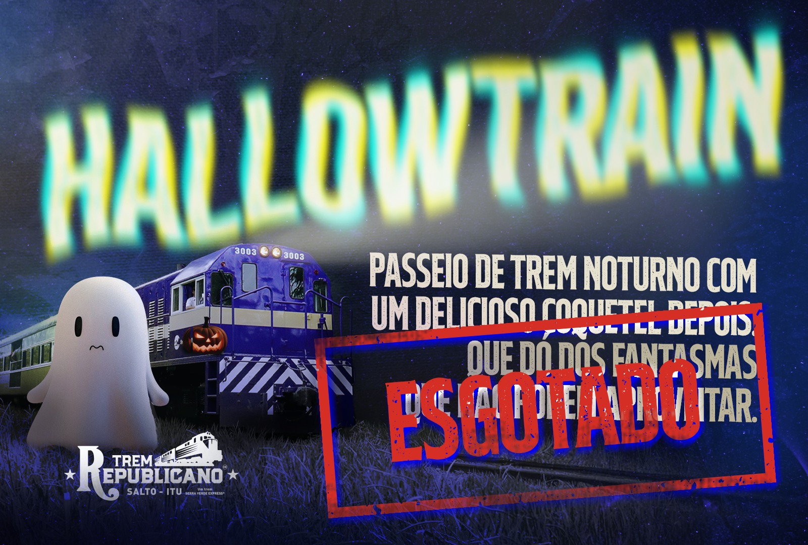 Expresso Stazione Hallowtrain - Jantar com Trem Noturno